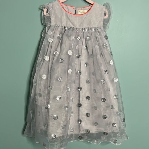 Mini Boden Sequin Tulle Party Dress 6/7